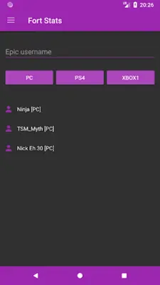 Fort Stats android App screenshot 0