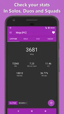 Fort Stats android App screenshot 1